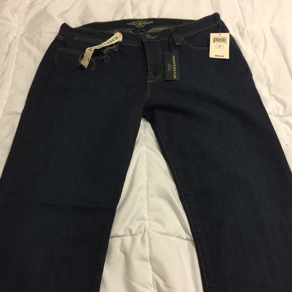 Lucky brand high rise Charlotte kick flare NWT!